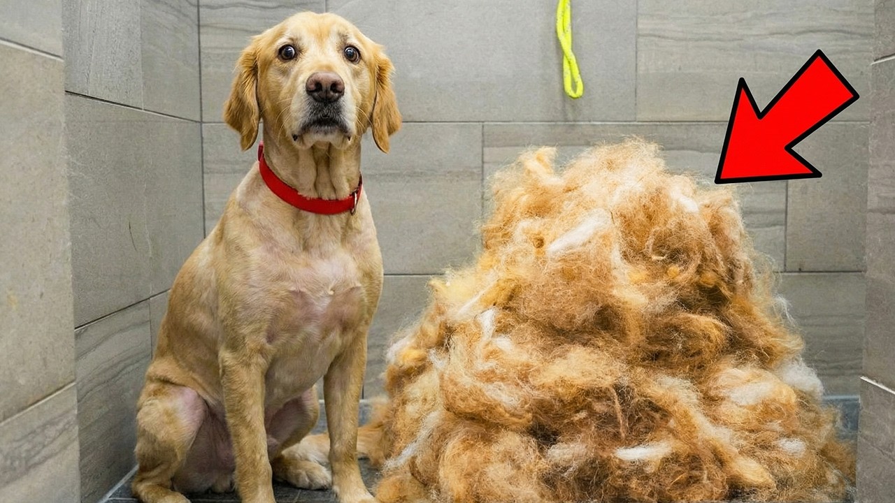 10 Years Without Grooming Most INCREDIBLE transformation EVER! This Retriever Will Break Your Heart😭
