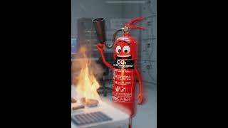 Know your portable fire extinguisher/Co2 type #firesafety #fireequipment #reel #foryoupage