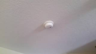 Smoke detectors sounding at my Aunt Laura's house