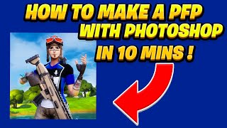 How To Make a Fortnite Profile Picture on Photoshop in 10 Mins! screenshot 1