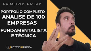 Análise Técnica e Fundamentalista no Python - Portfólio COMPLETO analisando 90+ ações - 7/7