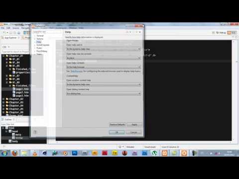 Using Aptana Studio