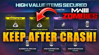 Keep loot after crashing, Exfils WAY harder, MORE Schematics & Bad News MW3 Zombies Season 1 Update