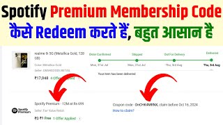 How to Redeem Your Spotify Premium Code | Spotify Premium Membership Code Kaise Use Kare screenshot 2
