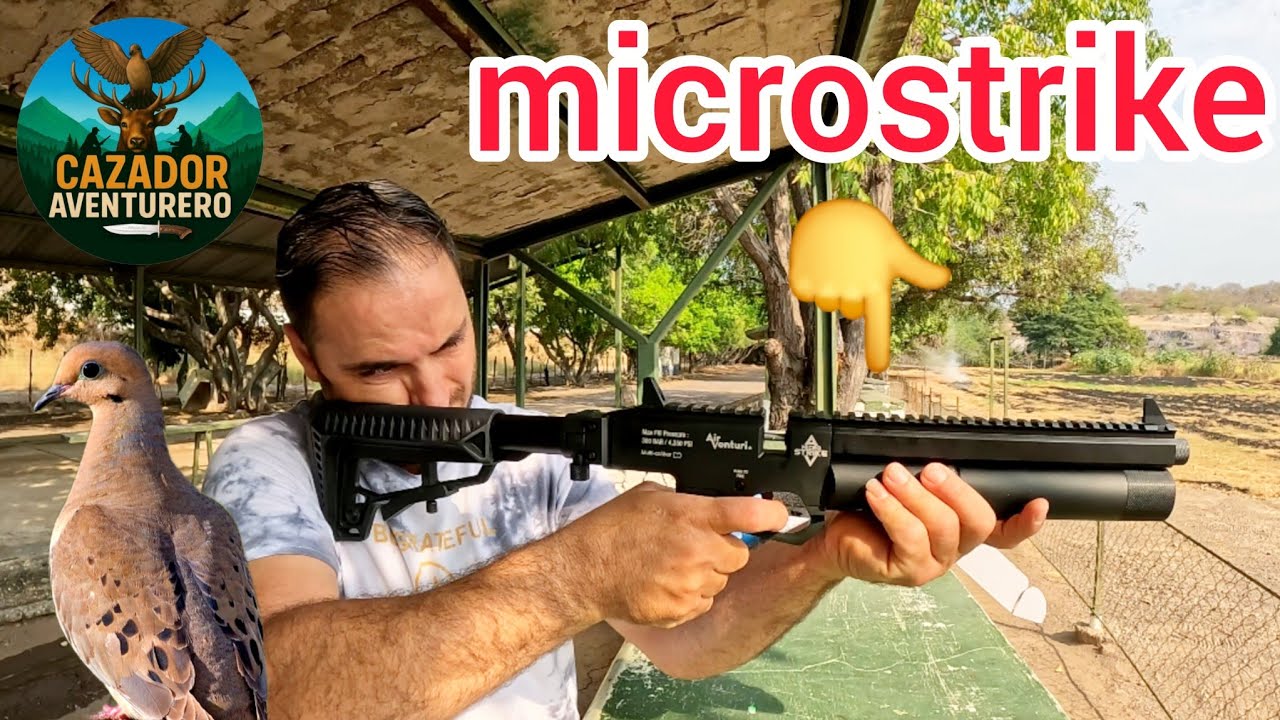 Caceria Y Prueba De Agrupacion Con La AIR VENTURI MICROSTRIKE