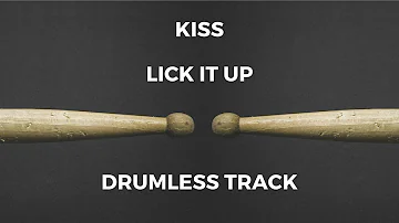 Kiss - Lick It Up (drumless)