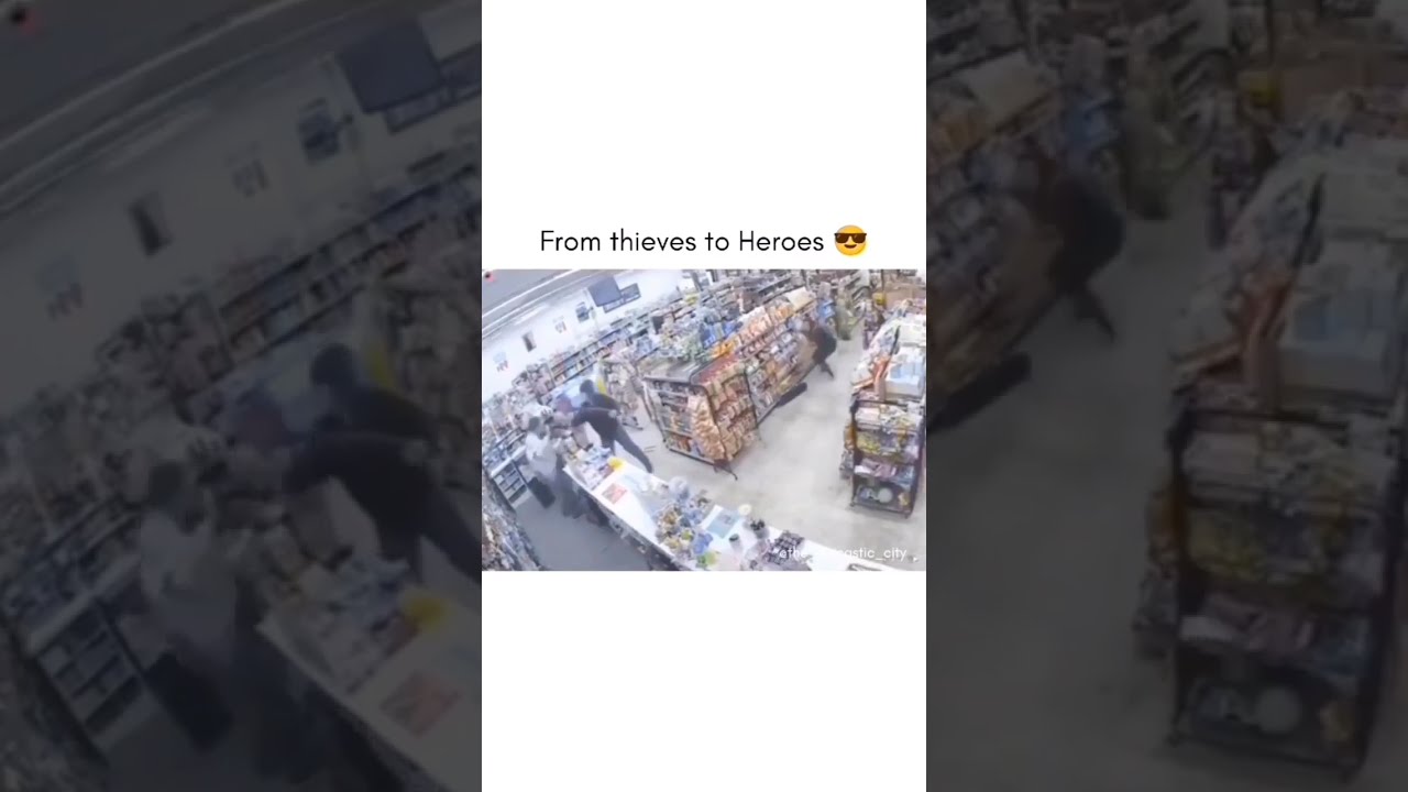 From Thieves To Heroes In 10 Seconds Learnthinkearn On Instagram Shorts Robbery Clerk