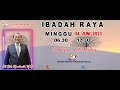 IBADAH RAYA 1 MINGGU, 4 2023, PKL. 06.30 WIB #BAPTISANROHKUDUS