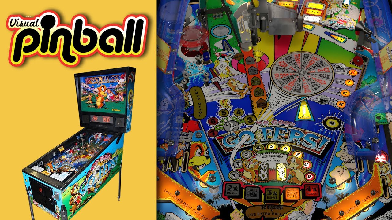 No Good Gofers (Williams 1997) - Visual Pinball - VPX