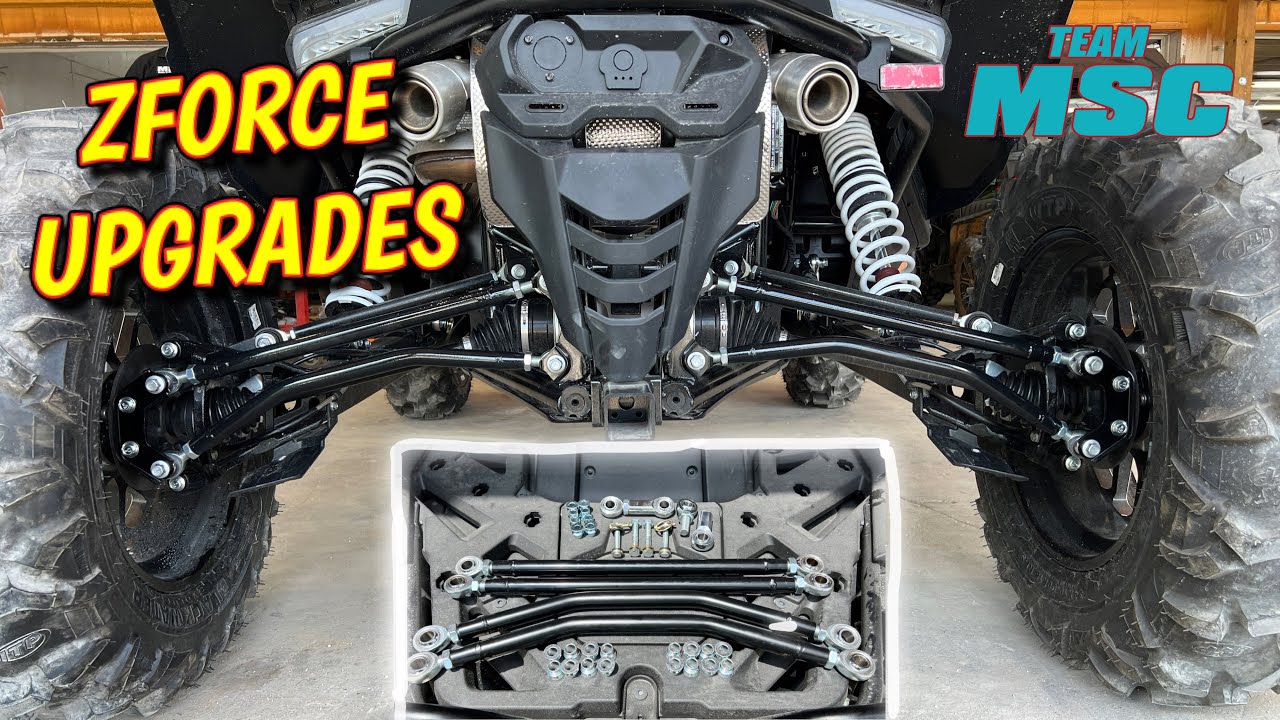 ZFORCE 950 H.O. EX Upgraded High Clearance Radius Rods