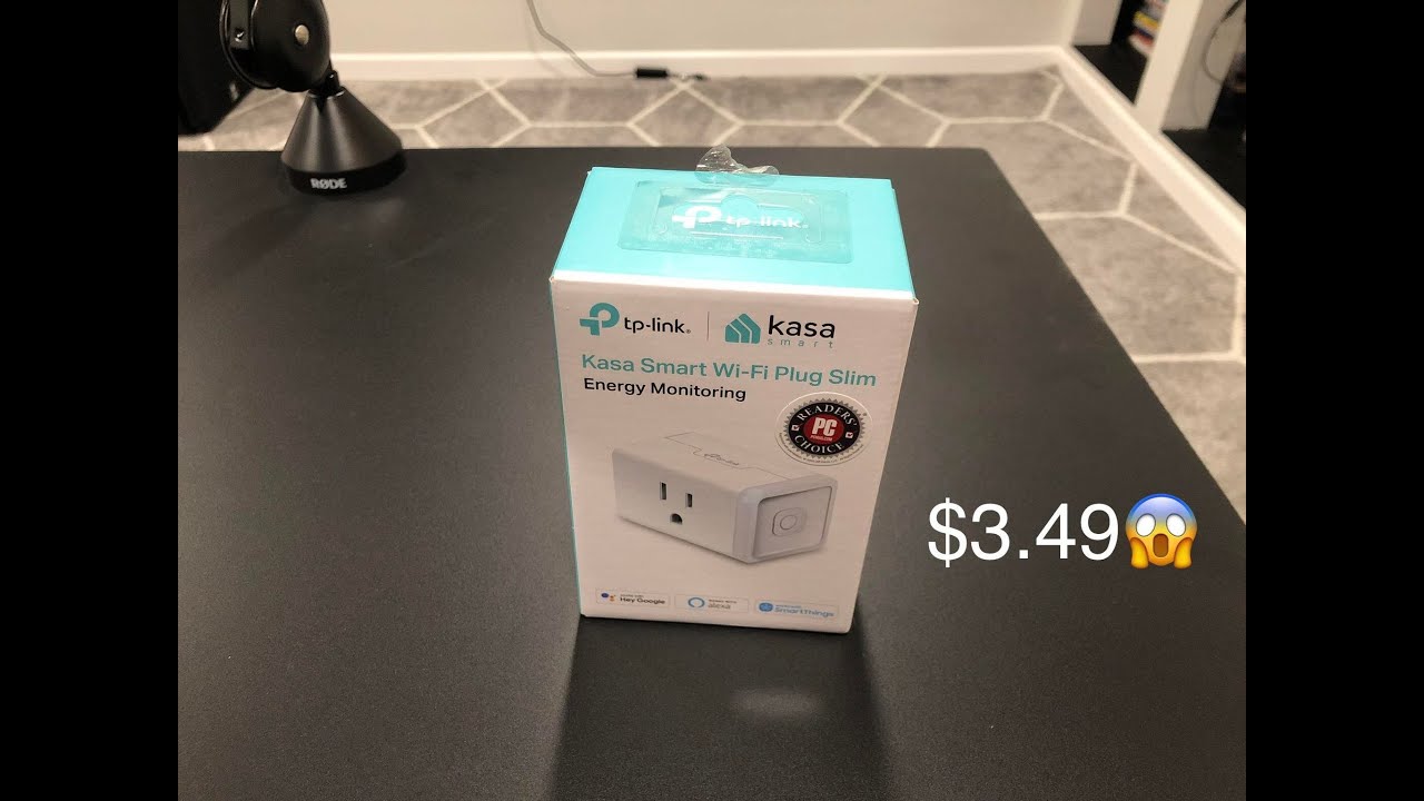 Kasa Smart Wi-Fi Plug Slim with Energy Monitoring