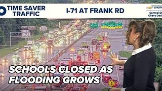 Heavy rain leads to flooding issues in central Ohio Updates at 7 a m on Aug 20