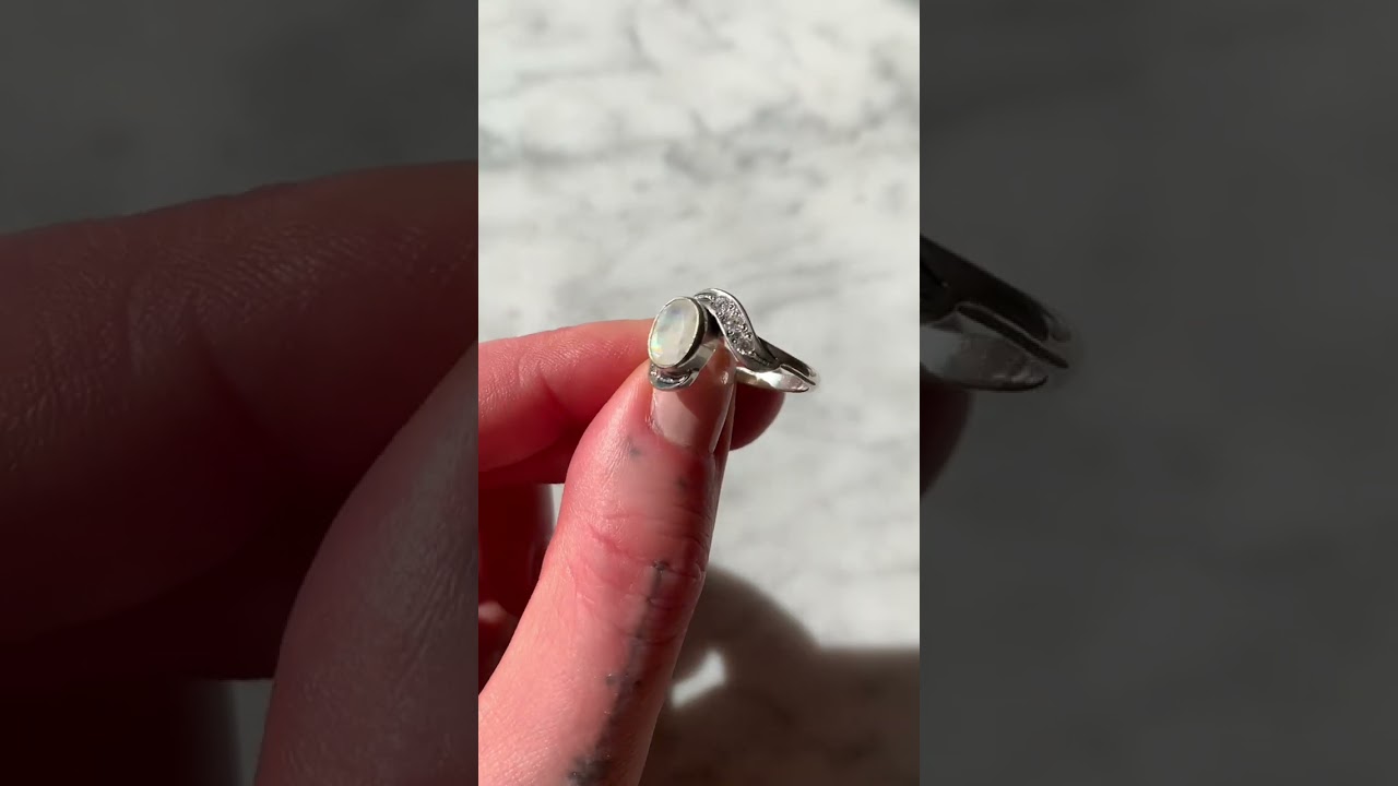 Stunning Natural Moonstone Ring by Adina Stone | Unique Gemstone Jewelry Piece 