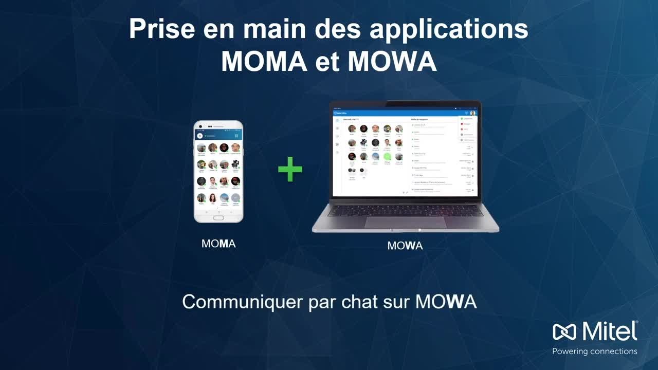 MiVoice Office Web Application (MOWA) : Communiquer par chat