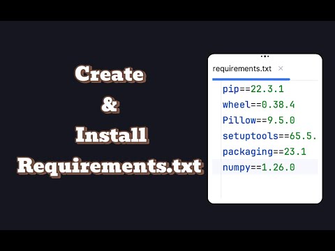 Python requirements.txt 🔥 Master It in Minutes! | Create & Install