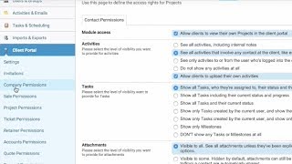 Client Portal Permissions - Accelo