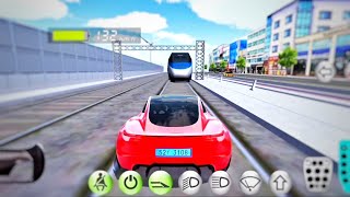 Tesla Car vs Bullet Train | 3D Driving Class | Android Games | iOS Racing Game | Car Racing Game 002 screenshot 4