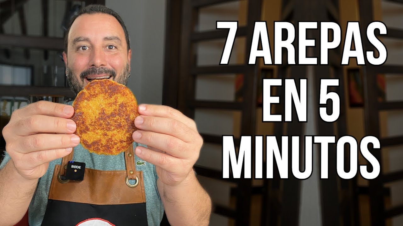 ¡¿7 AREPAS FÁCILES Y RÁPIDAS para preparar en Casa?! | Receta