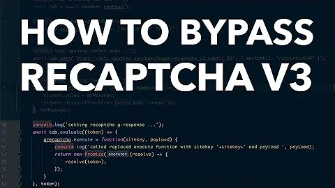 Tutorial 4. Bypass Recaptcha V3 with Puppeteer and Anti-Captcha