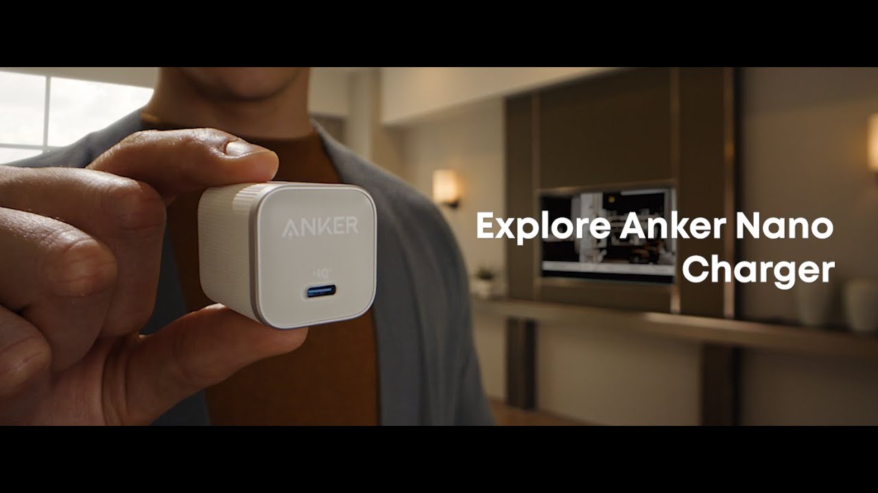 Anker Nano Charger (45w) With Usb-C to Usb-C Cable 1.8m