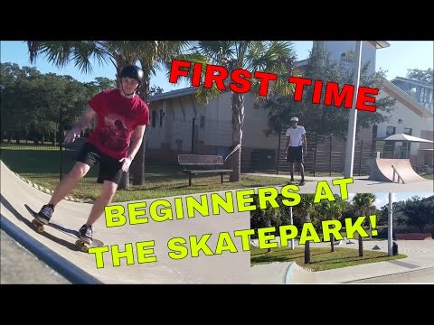 FIRST TIME AT A SKATEPARK | BEGINNERS SKATE
