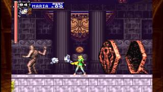 Castlevania Sotn Psp Maria Mode Battle With Akmodan Ii