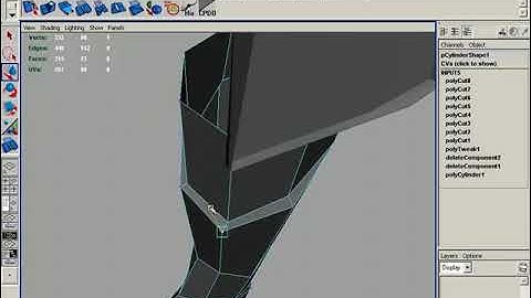 3DBuzz Unreal Tournament 2004 Character Modelling tutorial: Modeling the legs and feet