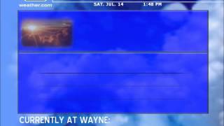 WeatherStar XL Emulation - Wayne, PA - Sat. 7/14/2012 (1:50 PM EDT)