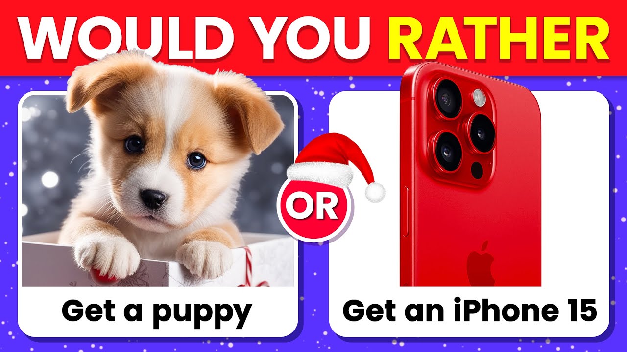 Would You Rather…? CHRISTMAS Edition 🎅🎄🎁