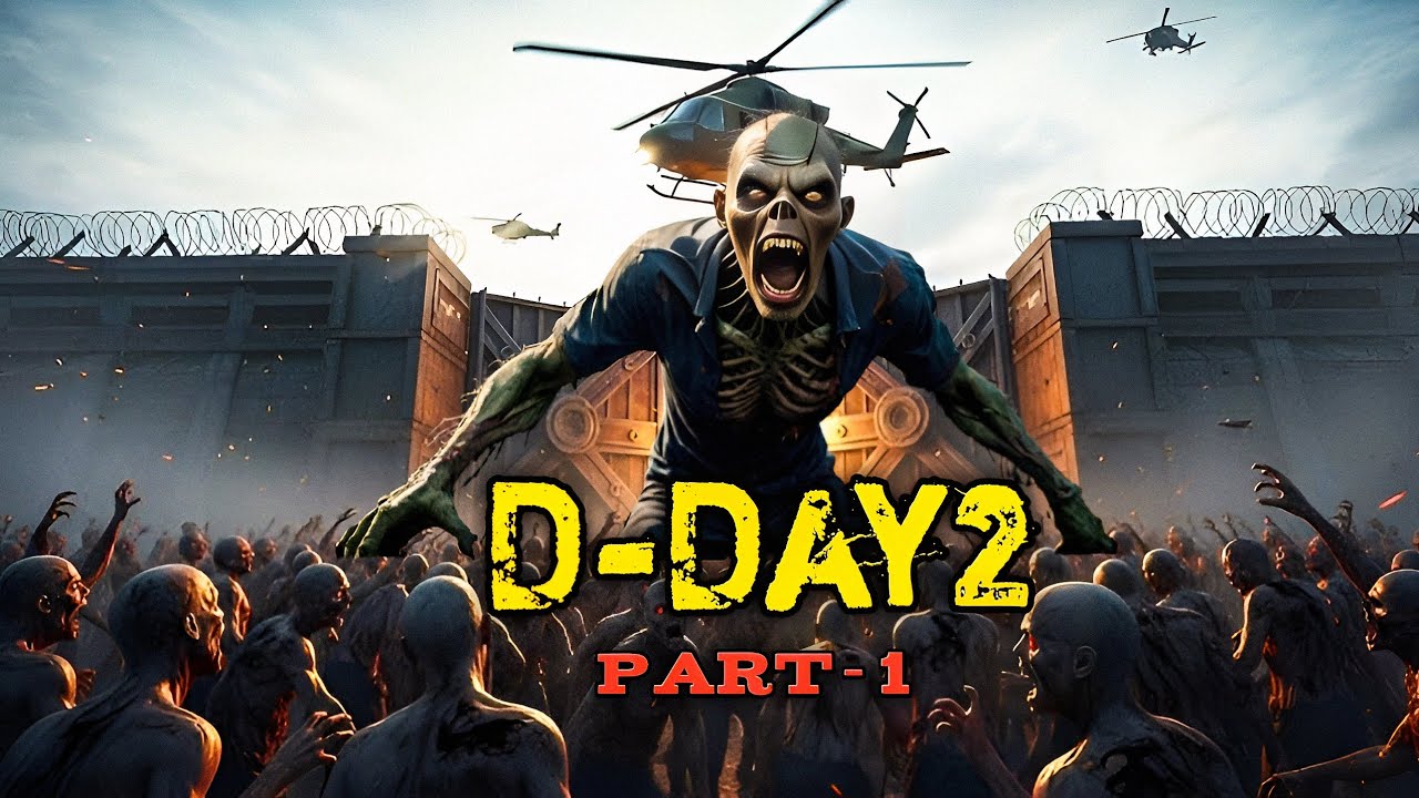 D-Day2: Android Gameplay || new zombie gamplay || offline games || part-1