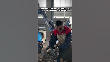 See how robotic welding sets the Ringlock standard🔥#scaffolding #scaffolding #ringlock #factory