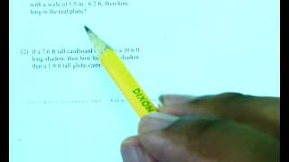 Similar polygons. Word problems.