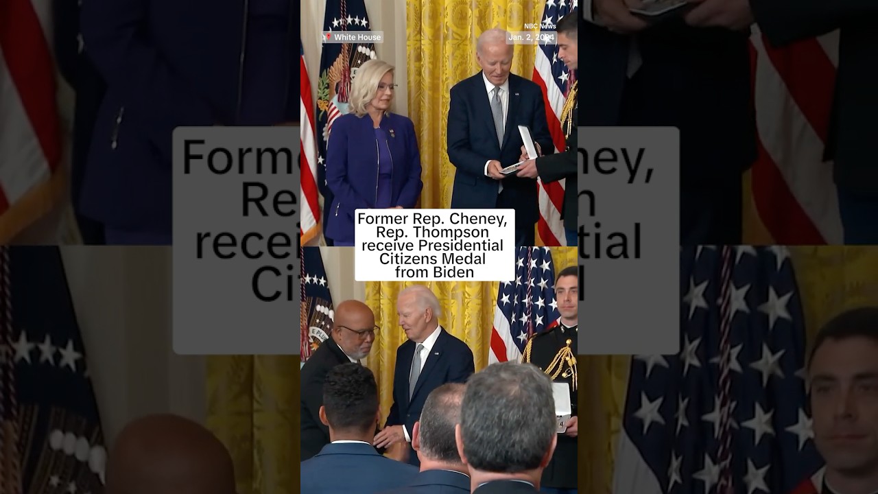 Former Rep. Cheney, Rep. Thompson receive Presidential Citizens Medal from Biden Former Rep. Cheney, Rep. Thompson receive Presidential Citizens Medal from Biden