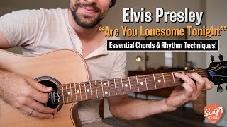 Video thumbnail of "Elvis "Are You Lonesome Tonight" - Beginner Friendly Guitar Lesson"