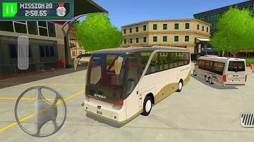 Bus Station: Learn to Drive! - #2 SHORT COACH - Best Android GamePlay | Bus Parking Games 2020