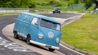 NOT YOUR AVERAGE VW T1! *Porsche Swap* Ring Lap