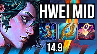 HWEI vs AHRI (MID) | Rank 1 Hwei, Rank 9, 12/4/10 | TR Challenger | 14.9