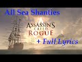 "Assassin's Creed: Rogue", All 49 Sea Shanties + Full Lyrics