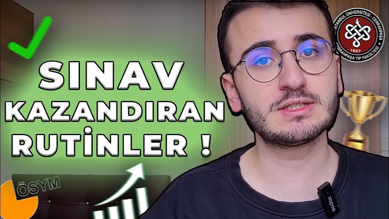 Bana Cerrahpaşa Tıp Kazandıran SON 3 AY RUTİNİM! | (YKS 2024)