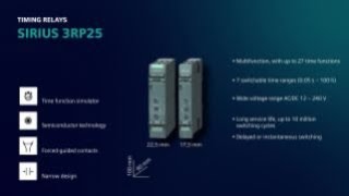 Product Video Sirius 3Rp25 Timing Relays