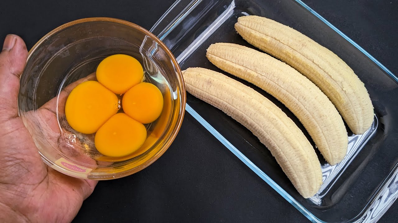 Do you have 2 Bananas and 2 Eggs? 5 Mints Simple Breakfast Recipe 