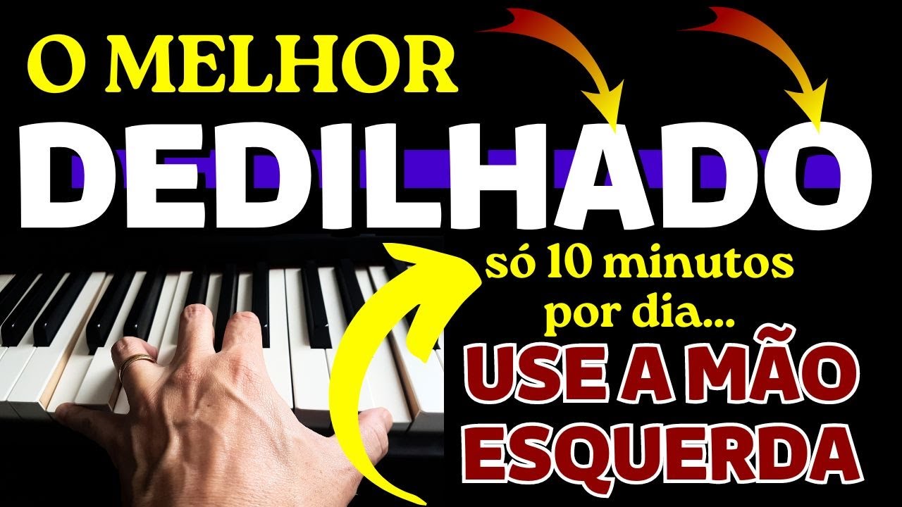 COMO DESENVOLVER O DEDILHADO NO TECLADO - USE A MÃO ESQUERDA | AULA DE TECLADO (Natu Simão)
