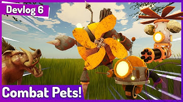 I made Combat Pets For my Game! | Project Clockwork | Indie Game Devlog #6