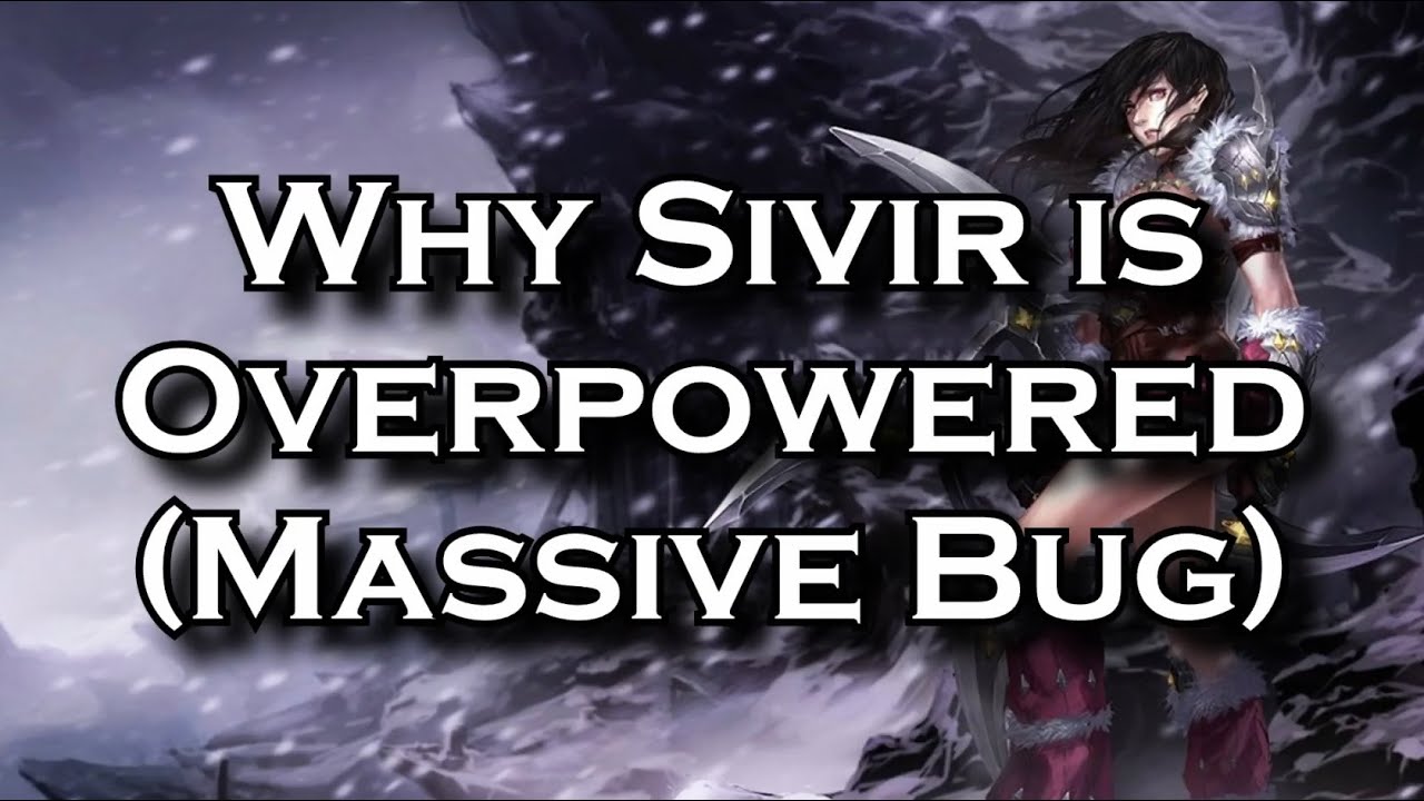 league of legends gameplay 2019 Why Sivir is Overpowered Right Now (Massive Bug in 5.1) | League of Legends LoL