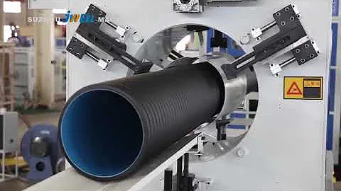 HDPE-PP double wall corrugated pipe machine