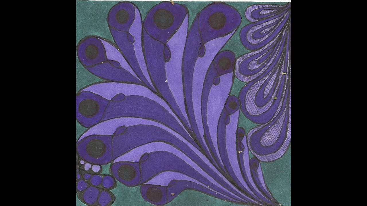 Zentangle- One Pattern with Variations - YouTube