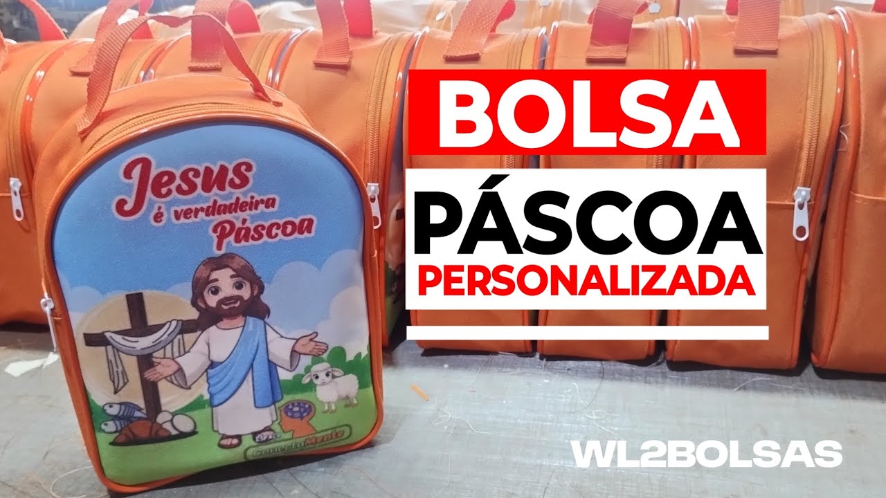 FABRICANDO BOLSA DE PÁSCOA PERSONALIZADA/ TUTORIAL
