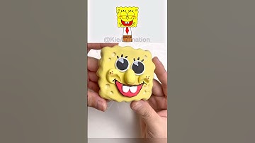 I made Sprunki OC SpongeBob #sprunki #sprunkioc #diy #incredibox #handcraft #clay #spongebob