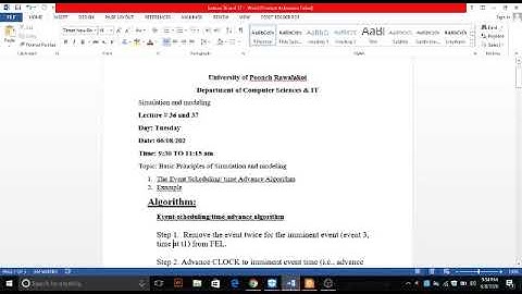Basic principles of simulation and modeling