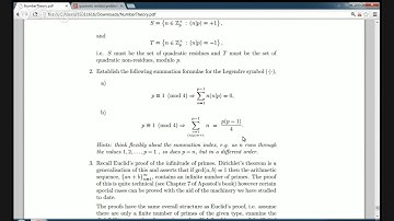 quadratic residue problems, incl. cases of Dirichlet